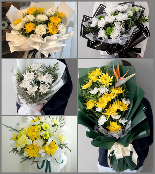 新疆塔城地区和布克赛尔县铁布肯乌散乡白事花束代送